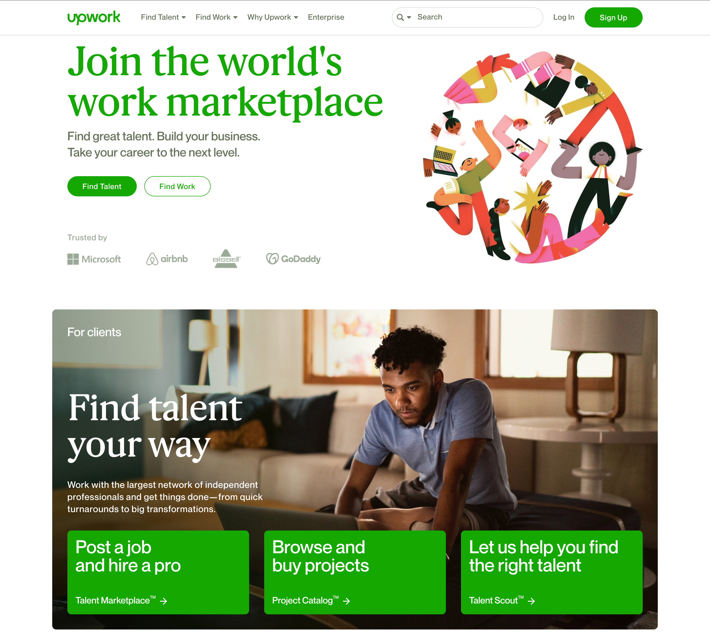 One front door, three products